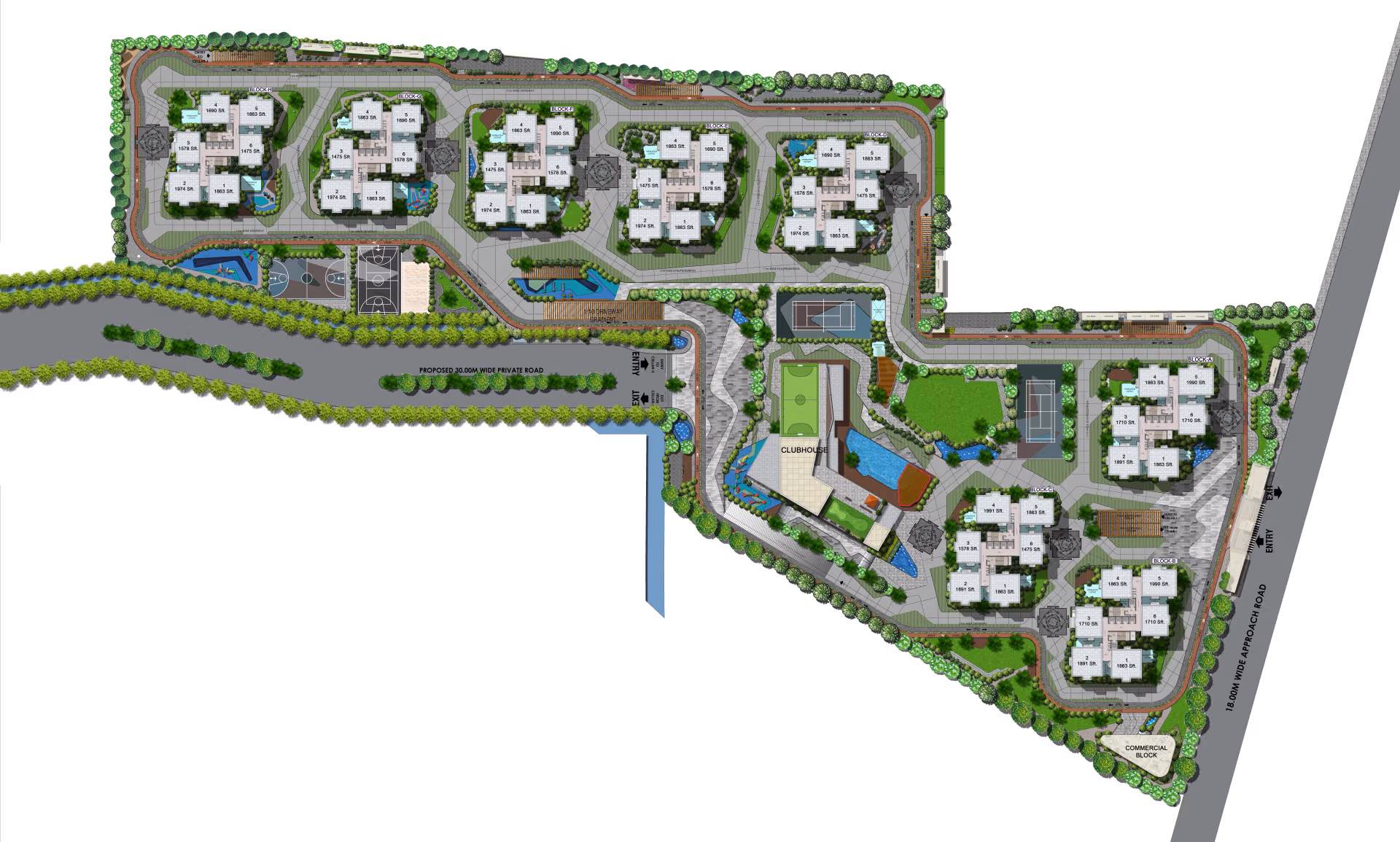 Aparna Newlands master plan